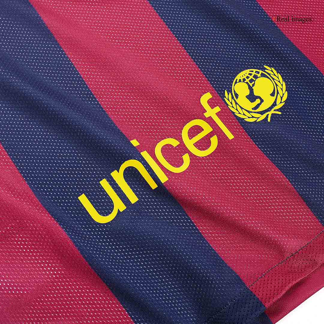 Barcelona SUÁREZ #9 Home Soccer Jersey Retro 2014/15 - gojersey