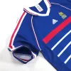 France Home Jersey Retro 1998 - gojersey