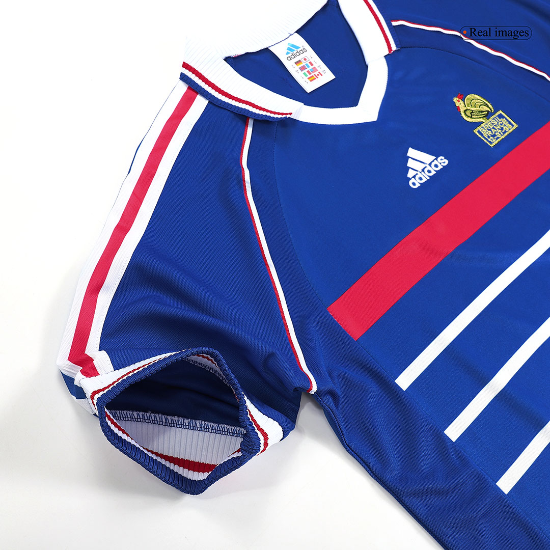 France Home Jersey Retro 1998 - gojersey