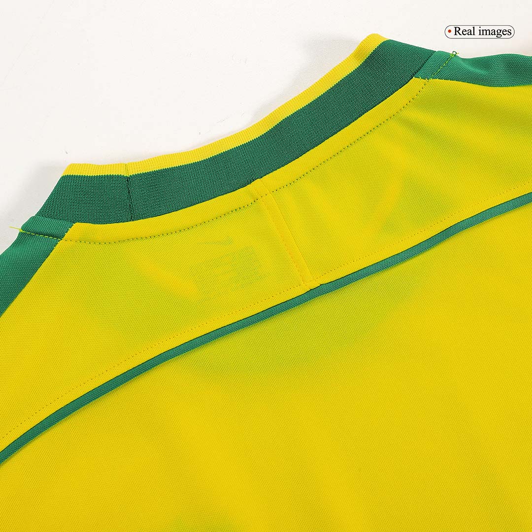 Brazil CAFU #2 Home Soccer Jersey Retro 1998 - gojersey
