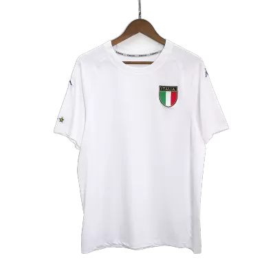 Italy Away Soccer Jersey Retro 2002 - gojersey