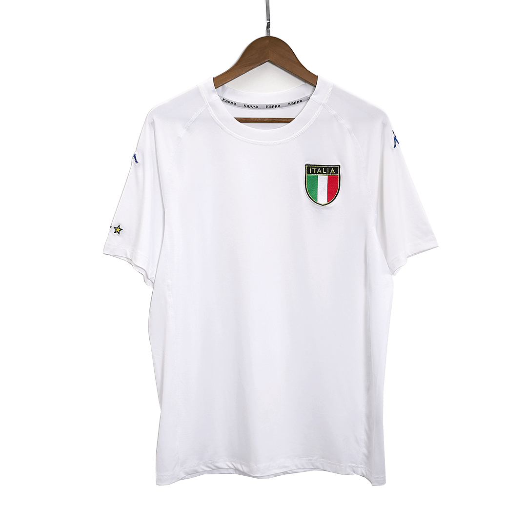 Italy Away Soccer Jersey Retro 2002 - gojersey