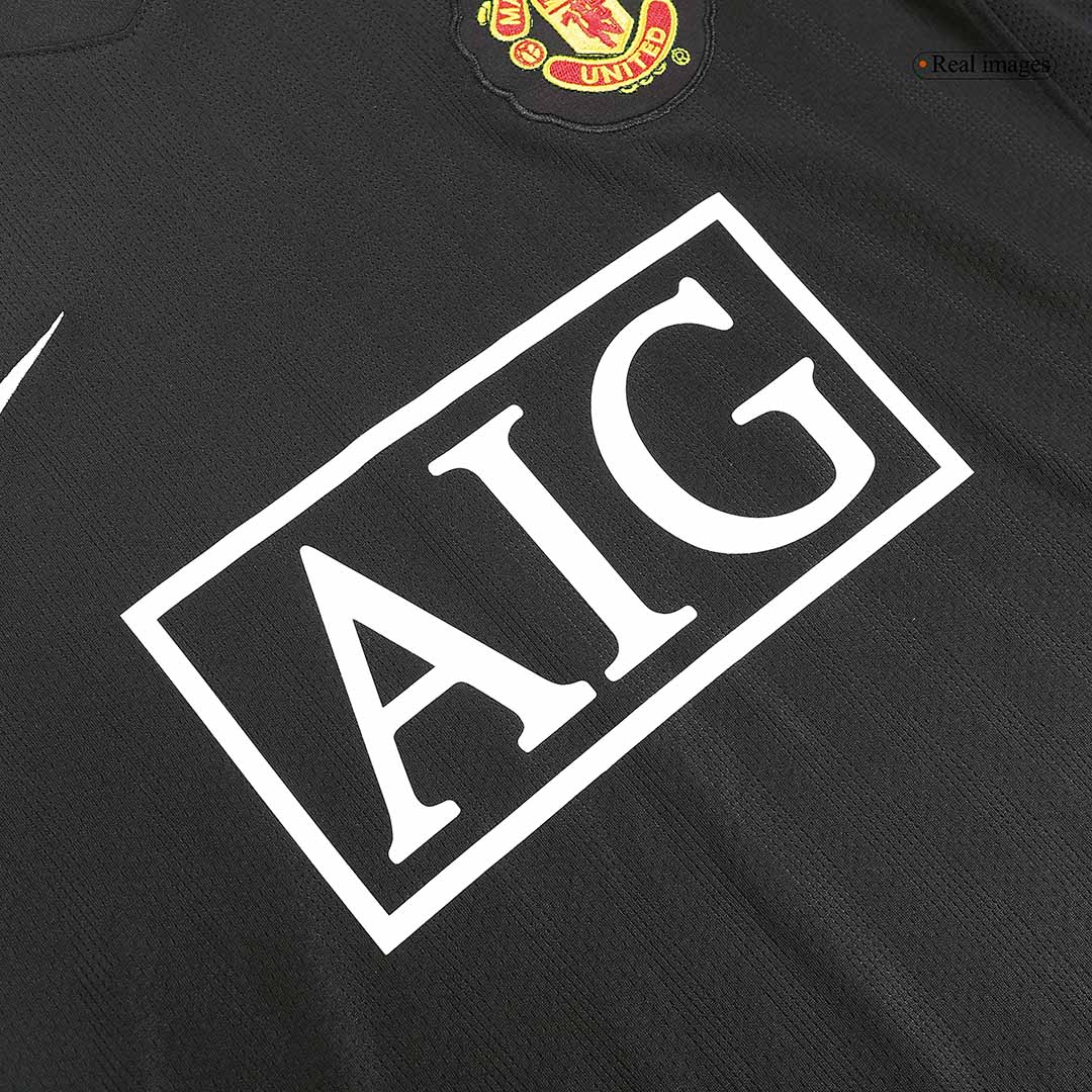 Manchester United Away Jersey Retro 2007/08 - Long Sleeve - gojersey