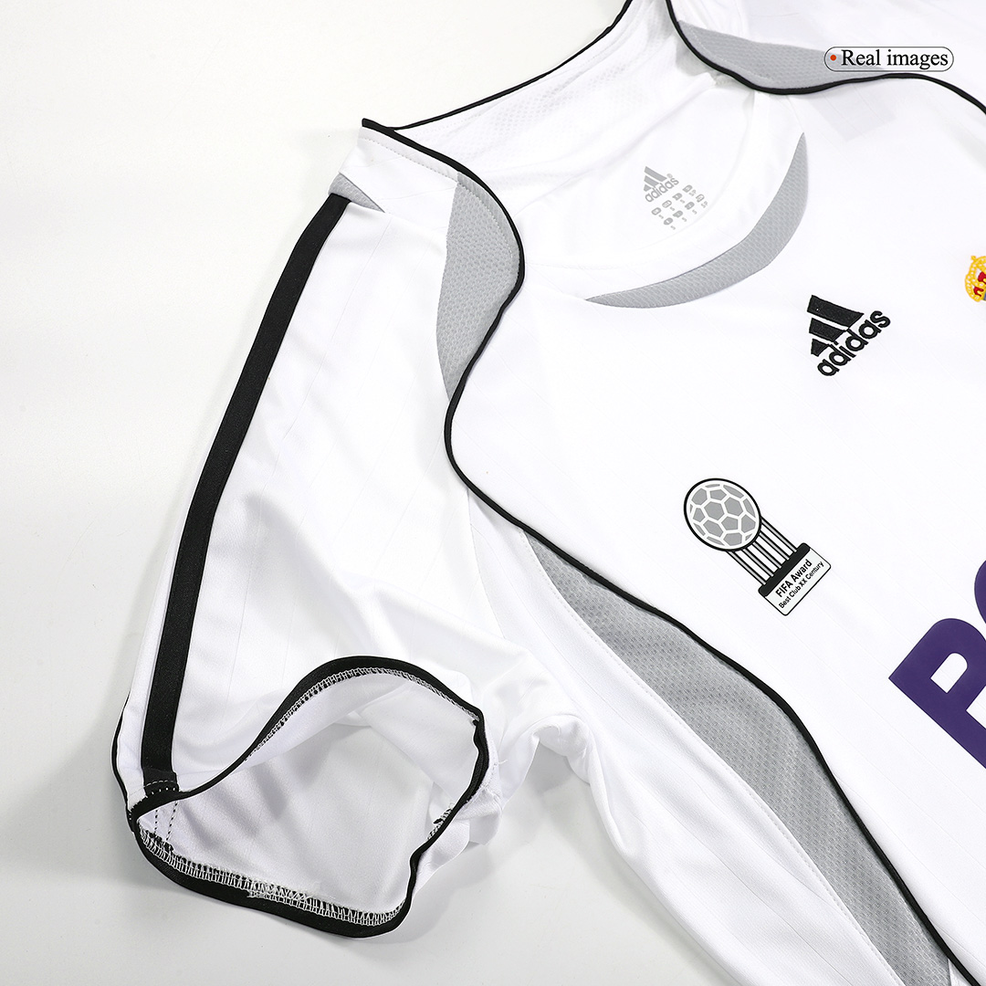 Real Madrid SERGIO RAMOS #4 Home Soccer Jersey Retro 2006/07 - gojersey