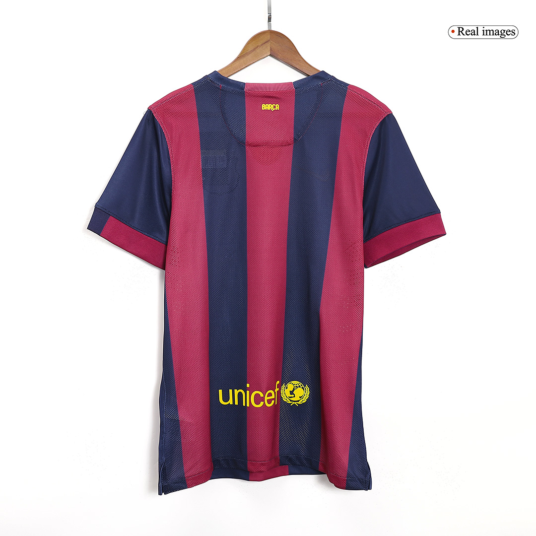 Barcelona SUÁREZ #9 Home Soccer Jersey Retro 2014/15 - gojersey