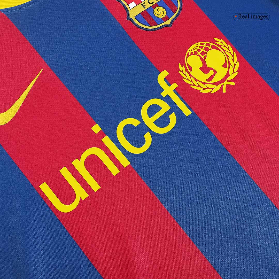 Barcelona MESSI #10 Home Soccer Jersey Retro 2010/11 - gojersey