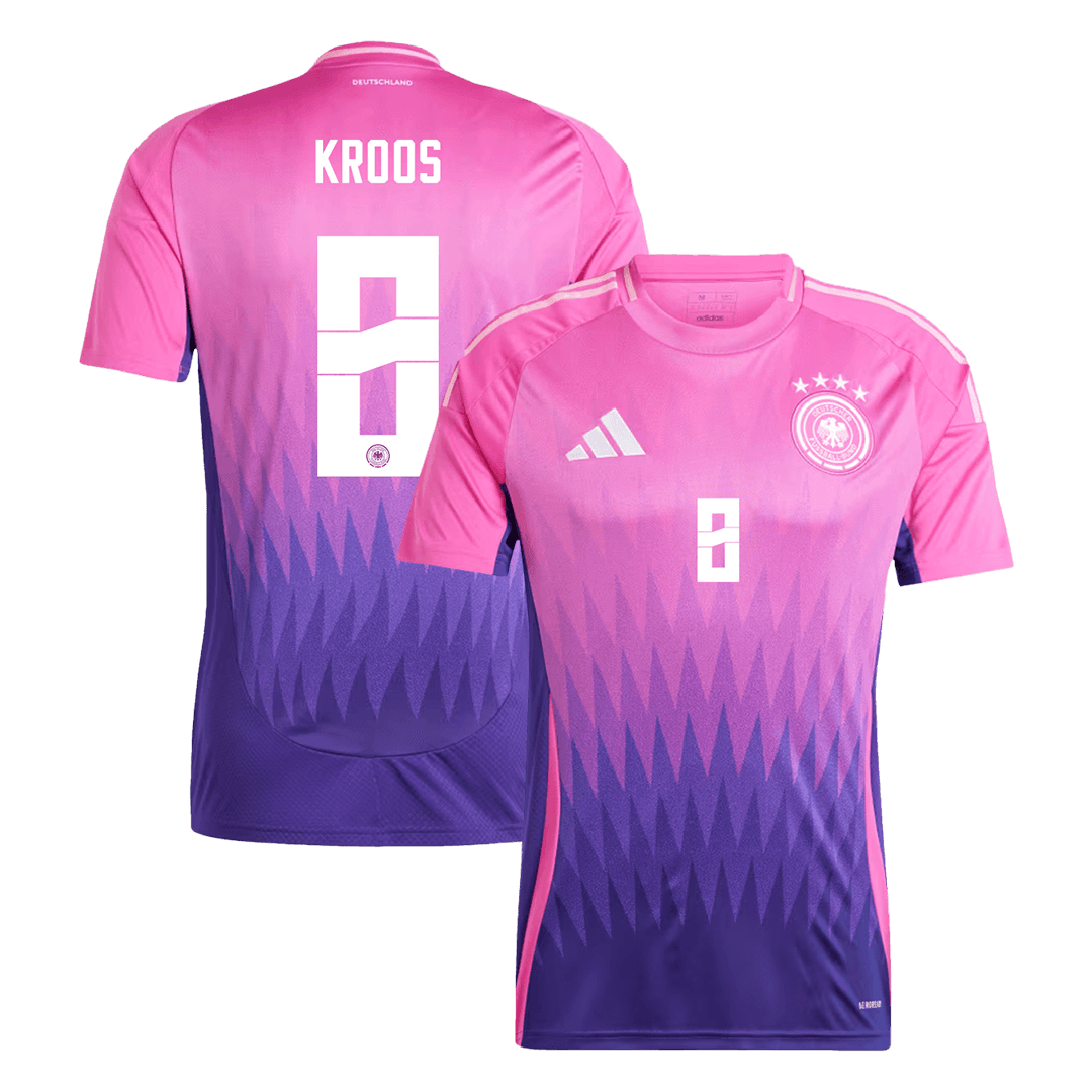 Germany KROOS #8 Away Jersey EURO - gojersey