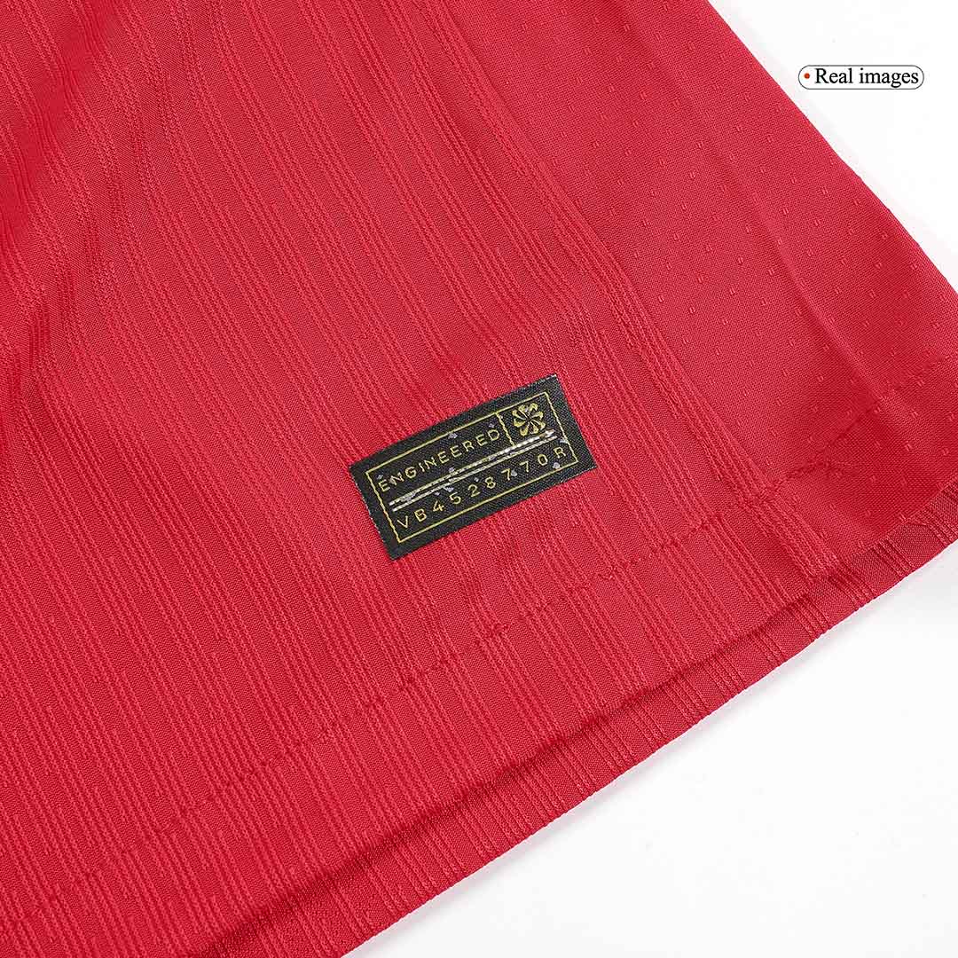 Portugal Home Jersey Authentic EURO - gojersey