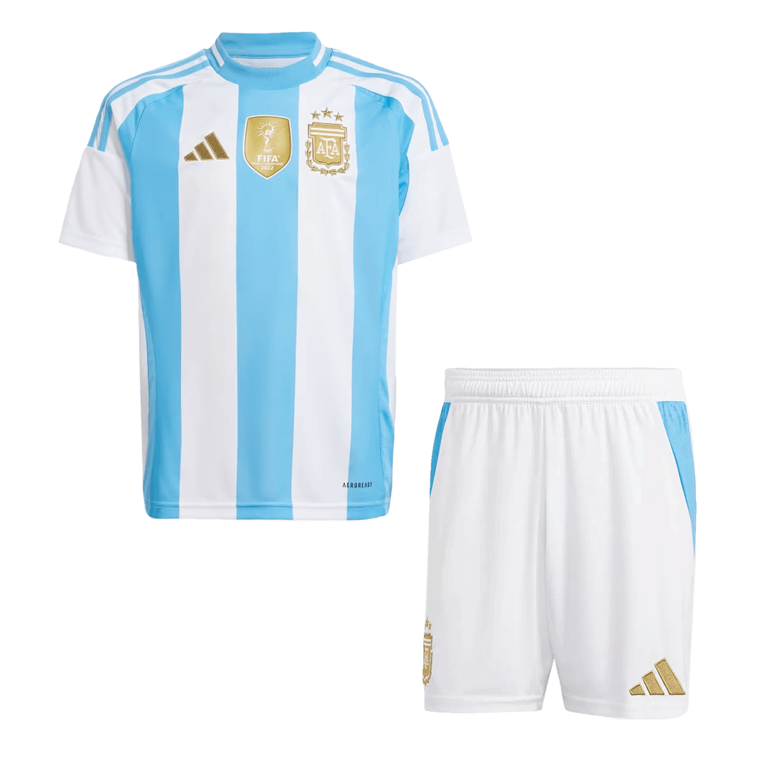Argentina Home Jersey Kit Kids(Jersey+Shorts) - gojersey