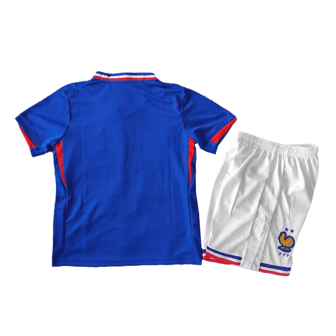 France Home Jersey Kit EURO Kids(Jersey+Shorts+Socks) - gojersey