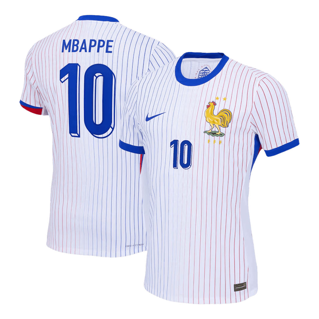 France MBAPPE #10 Away Jersey Authentic EURO - gojersey