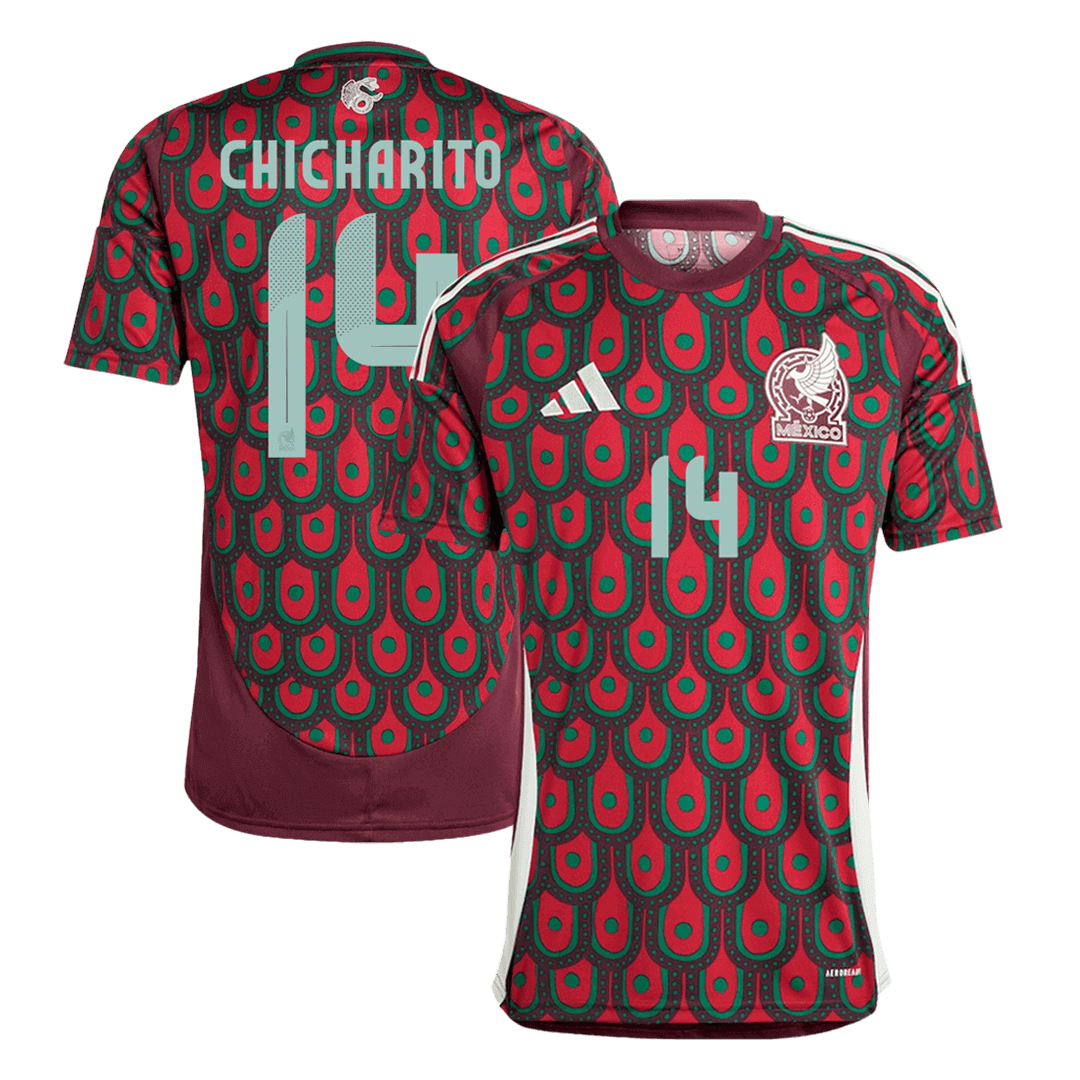 Mexico CHICHARITO #14 Home Jersey Copa America - gojersey