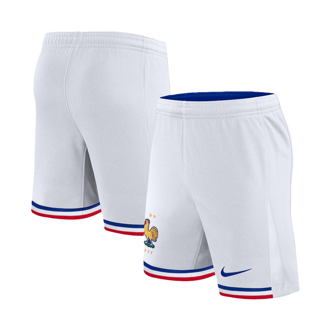 France Home Soccer Shorts - gojersey