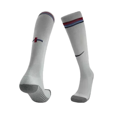 England Home Soccer Socks 2024 - gojersey