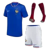 France Home Jersey Kit EURO 2024 (Jersey+Shorts+Socks) - gojersey