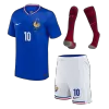 France MBAPPE #10 Home Jersey Kit EURO Kids(Jersey+Shorts+Socks) - gojersey