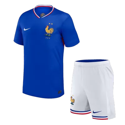 France Home Jersey Kit EURO 2024 Kids(Jersey+Shorts) - gojersey