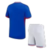 France Home Jersey Kit EURO Kids(Jersey+Shorts) - gojersey