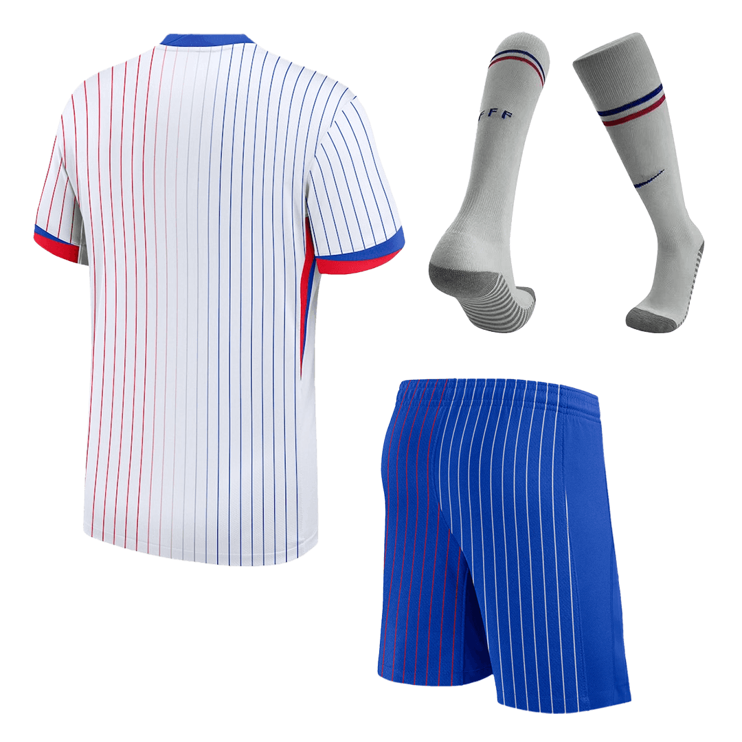 France Away Jersey Kit EURO (Jersey+Shorts+Socks) - gojersey