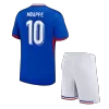 France MBAPPE #10 Home Jersey Kit EURO Kids(Jersey+Shorts) - gojersey