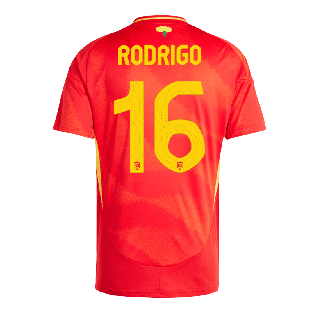 Spain RODRIGO #16 Home Jersey EURO - gojersey