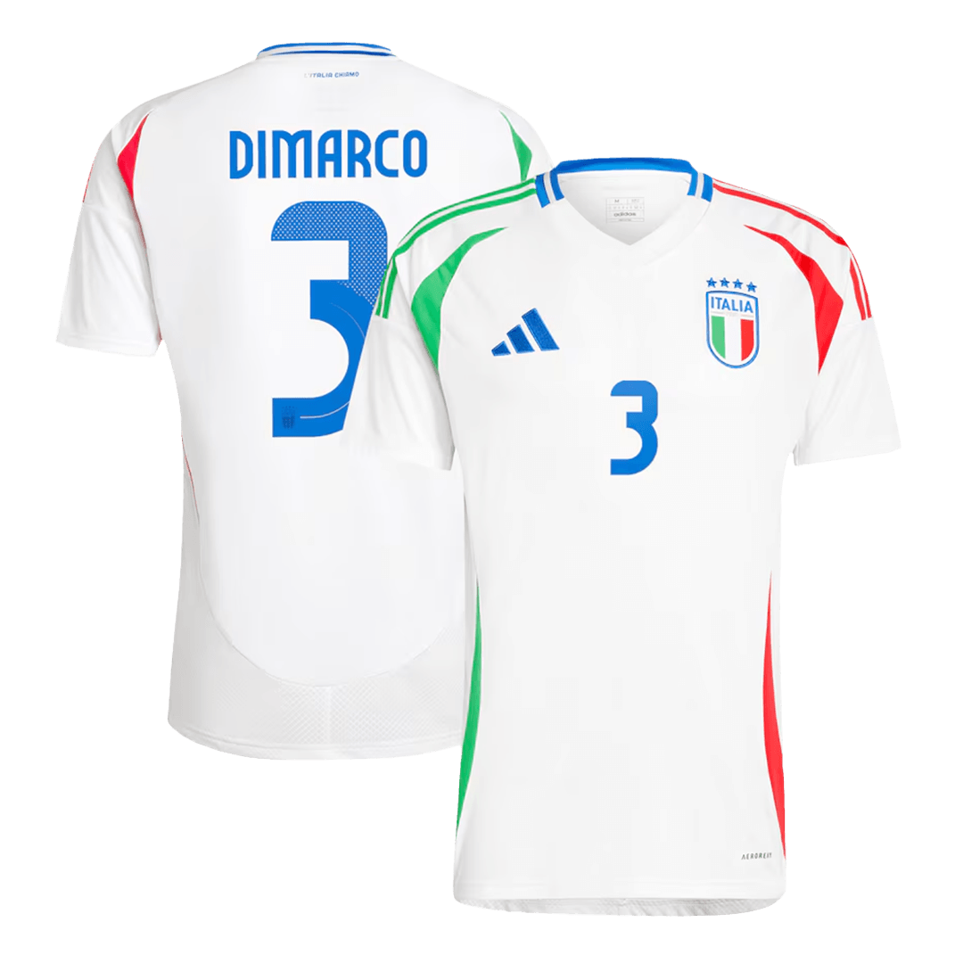 Italy DIMARCO #3 Away Jersey EURO - gojersey