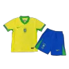 Brazil Home Jersey Kit Copa America Kids(Jersey+Shorts) - gojersey