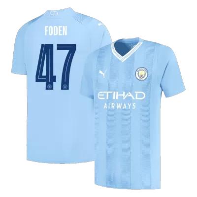 Manchester City FODEN #47 Home Jersey 2023/24 - UCL Edition - gojersey