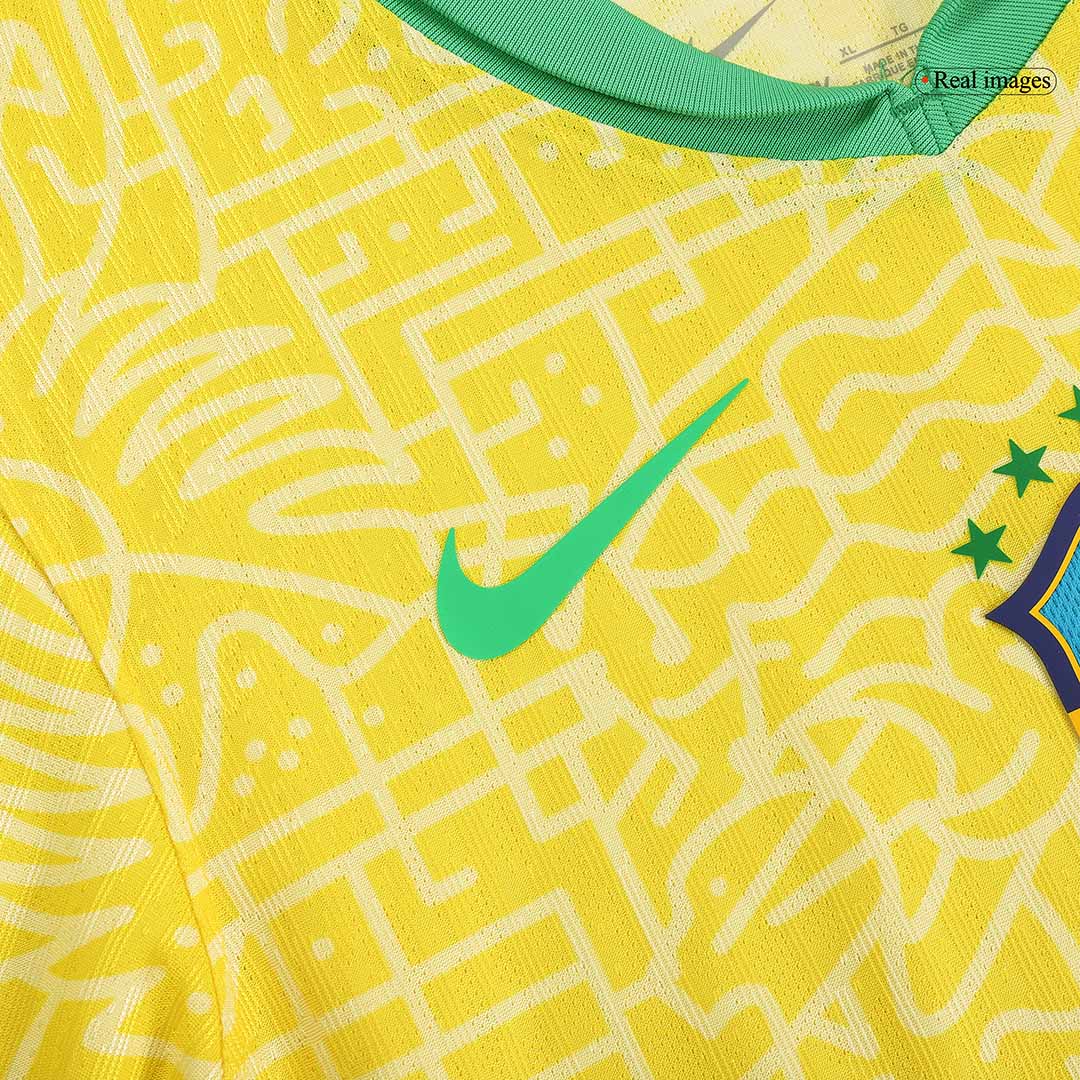 Brazil Home Jersey Authentic Copa America - gojersey