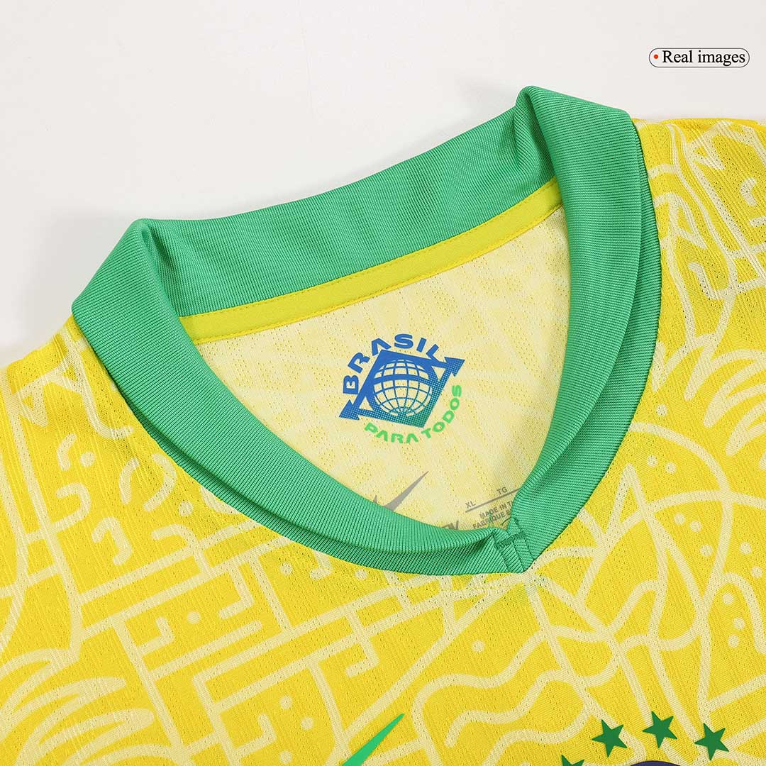 Brazil Home Jersey Authentic Copa America - gojersey