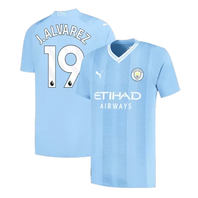 Manchester City J.ALVAREZ #19 Home Jersey 2023/24 - gojersey