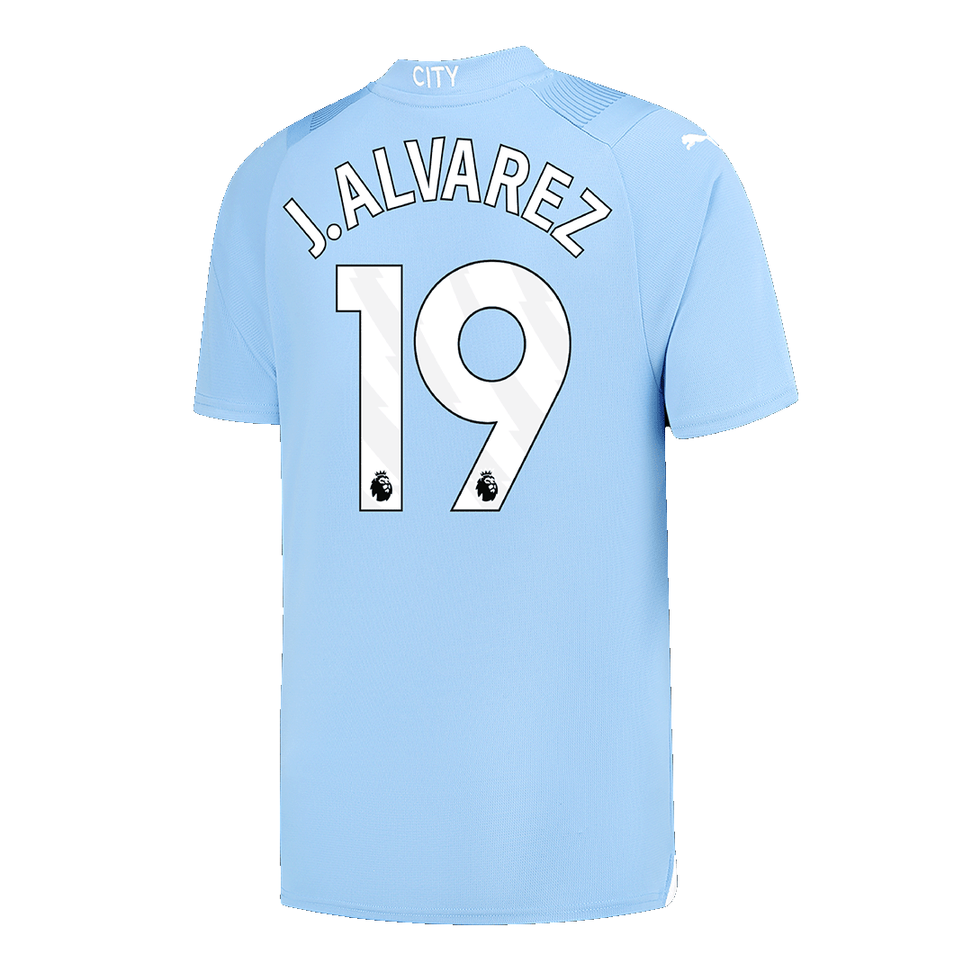 Manchester City J.ALVAREZ #19 Home Jersey 2023/24 - gojersey