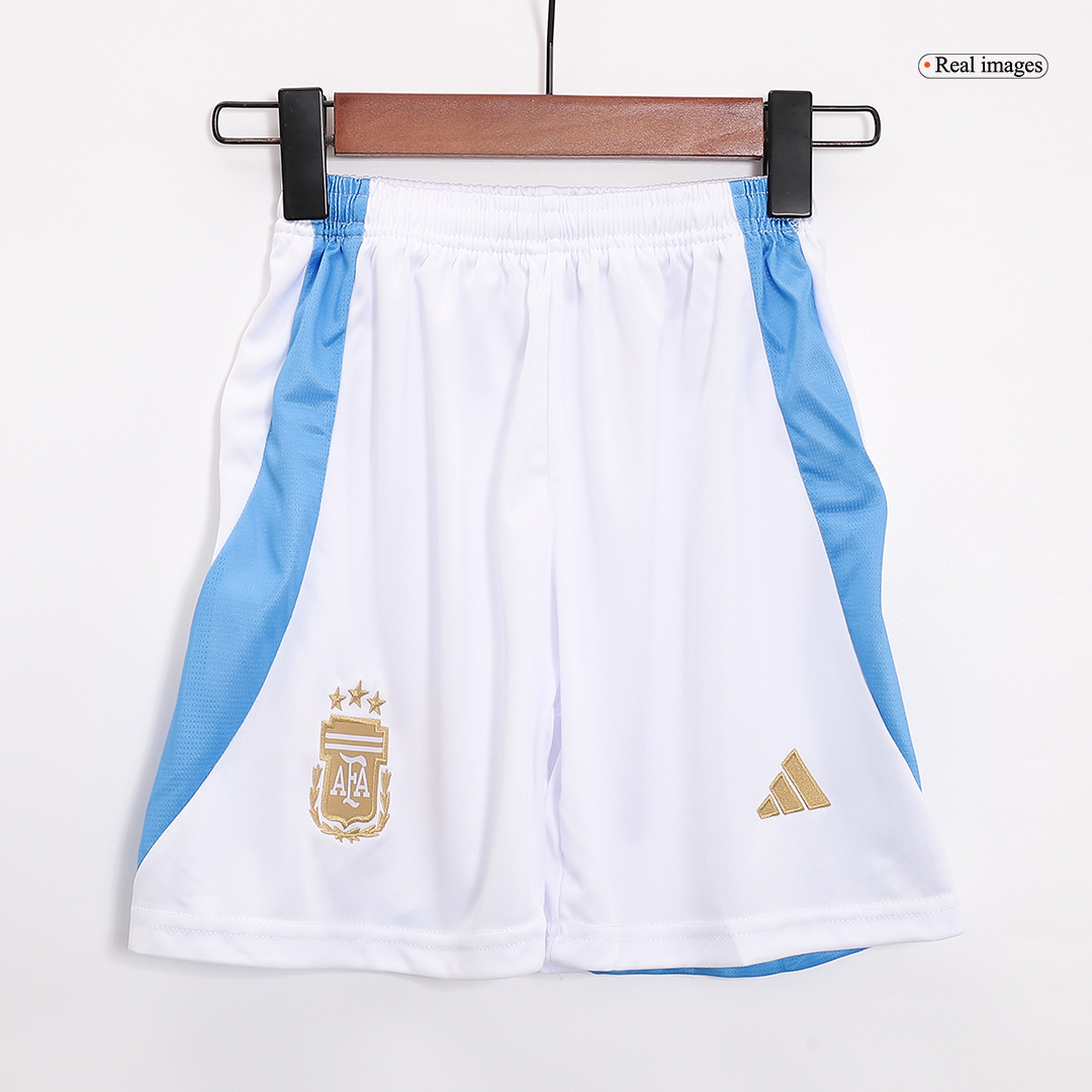 Kid's Argentina Home Soccer Jersey Kit(Jersey+Shorts) Copa America - gojersey