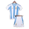 Kid's Argentina Home Soccer Jersey Kit(Jersey+Shorts) Copa America - gojersey
