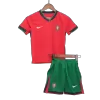 Portugal Home Jersey Kit EURO 2024 Kids(Jersey+Shorts) - gojersey