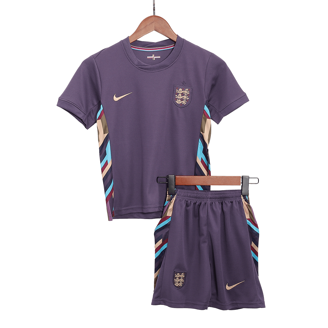 England Away Jersey Kit EURO Kids(Jersey+Shorts) - gojersey