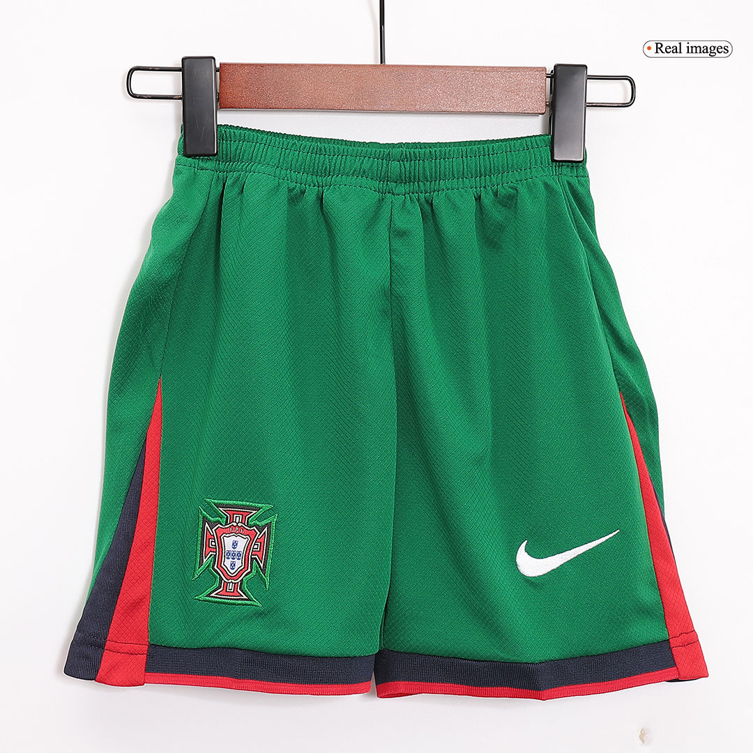 Portugal Home Jersey Kit EURO Kids(Jersey+Shorts+Socks) - gojersey