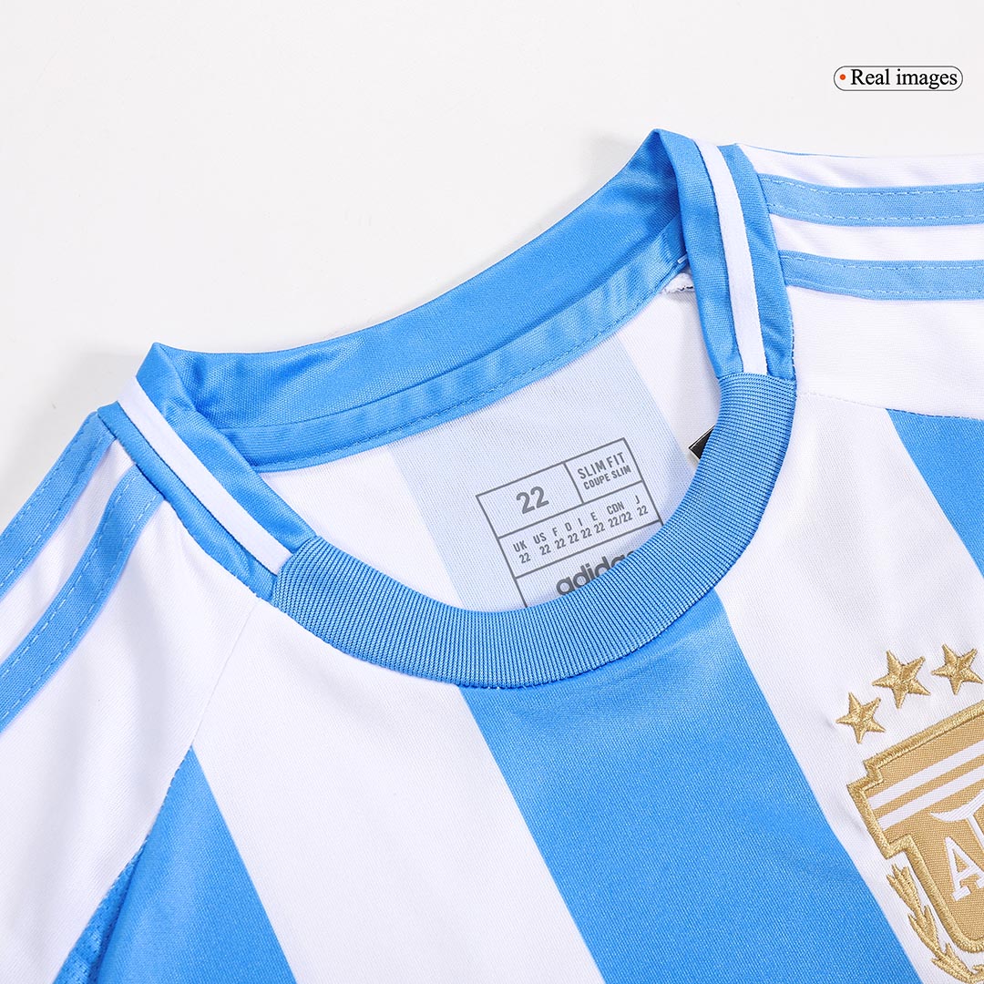Kid's Argentina Home Soccer Jersey Kit(Jersey+Shorts) Copa America - gojersey