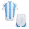 Kid's Argentina Home Soccer Jersey Kit(Jersey+Shorts) Copa America - gojersey