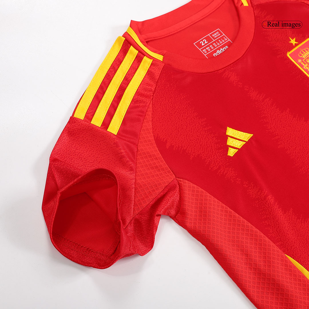 Spain Home Jersey Kit EURO Kids(Jersey+Shorts) - gojersey