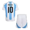 Argentina MESSI #10 Youth Jersey Kit Home (Jersey+Shorts) - gojersey
