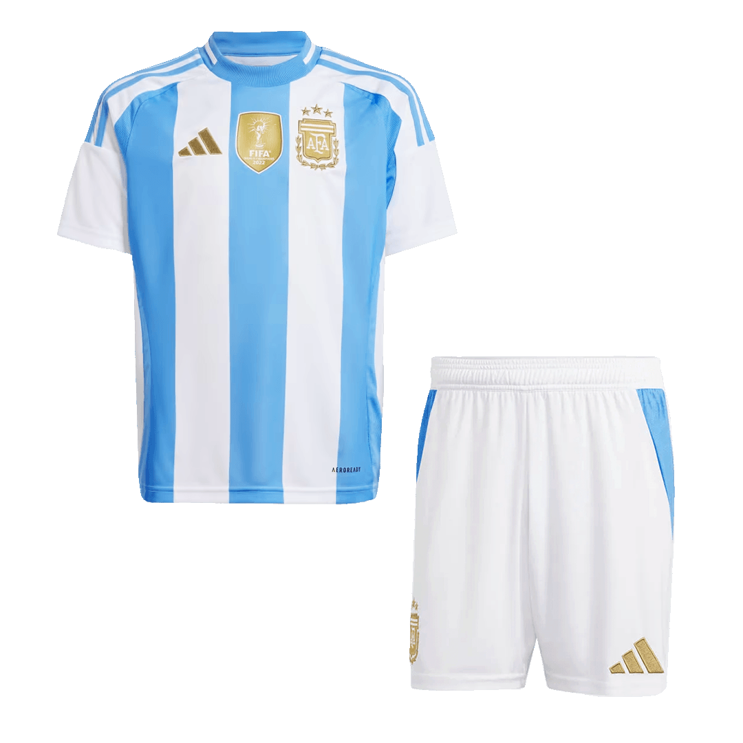 Argentina Home Jersey Kit Kids(Jersey+Shorts) - gojersey
