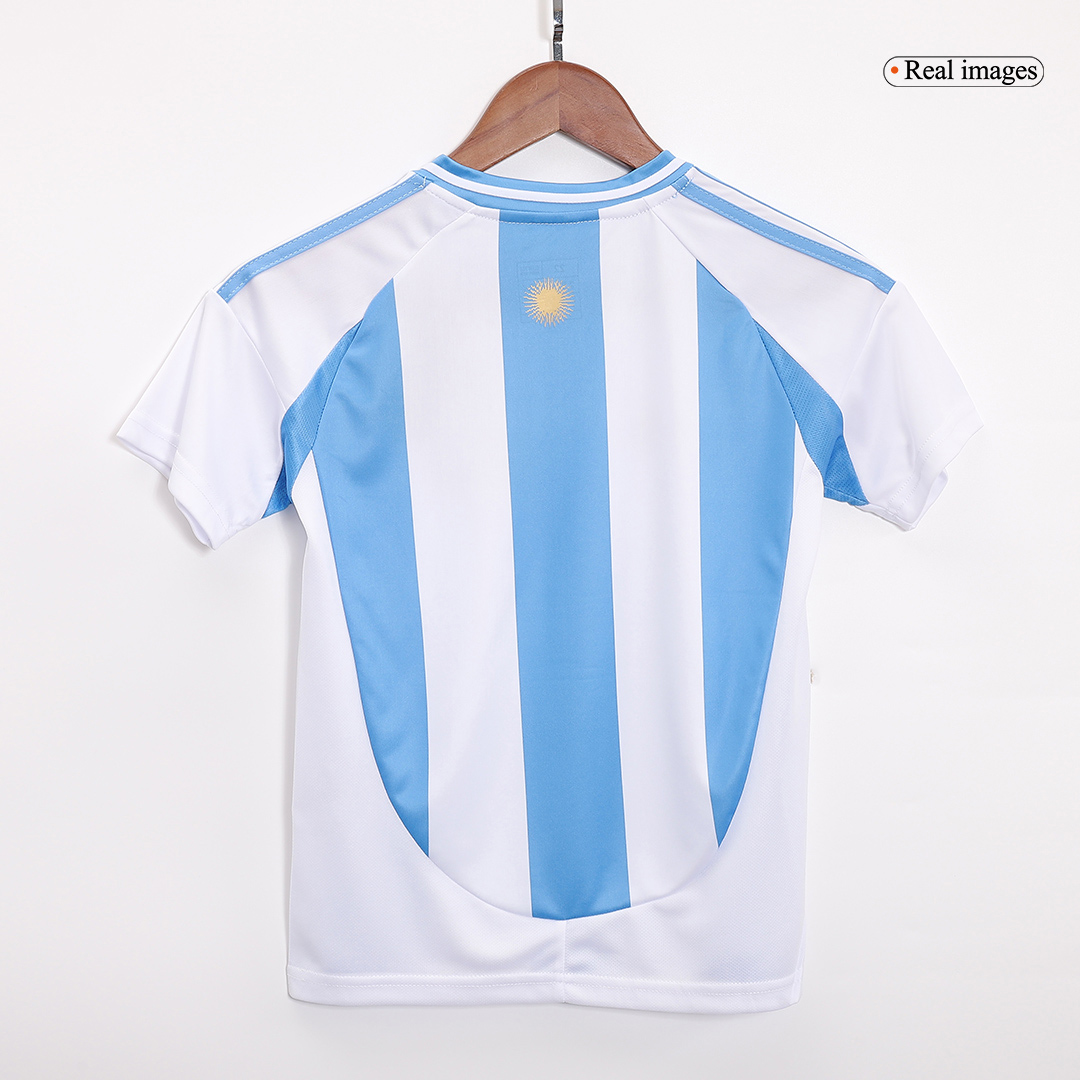 Kid's Argentina Home Soccer Jersey Kit(Jersey+Shorts) Copa America - gojersey