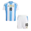 Argentina MESSI #10 Youth Jersey Kit Home (Jersey+Shorts) - gojersey