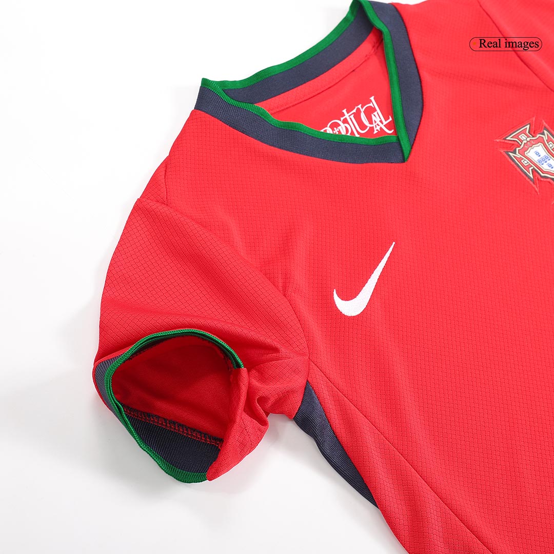 Portugal Home Jersey Kit EURO Kids(Jersey+Shorts+Socks) - gojersey