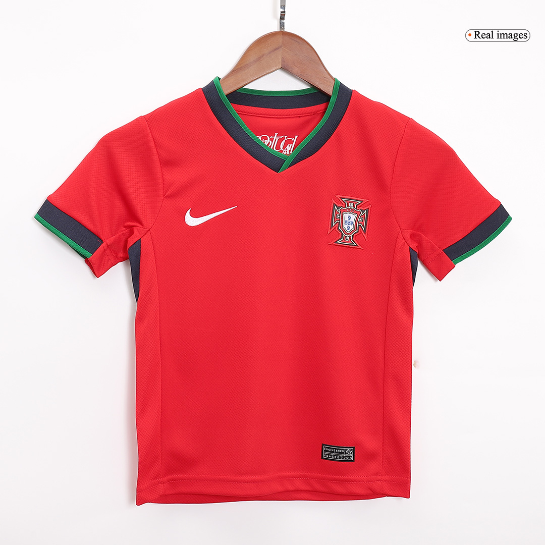 Portugal Home Jersey Kit EURO Kids(Jersey+Shorts+Socks) - gojersey