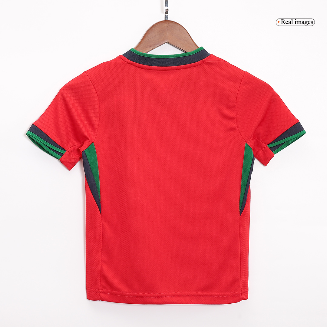Portugal Home Jersey Kit EURO Kids(Jersey+Shorts+Socks) - gojersey