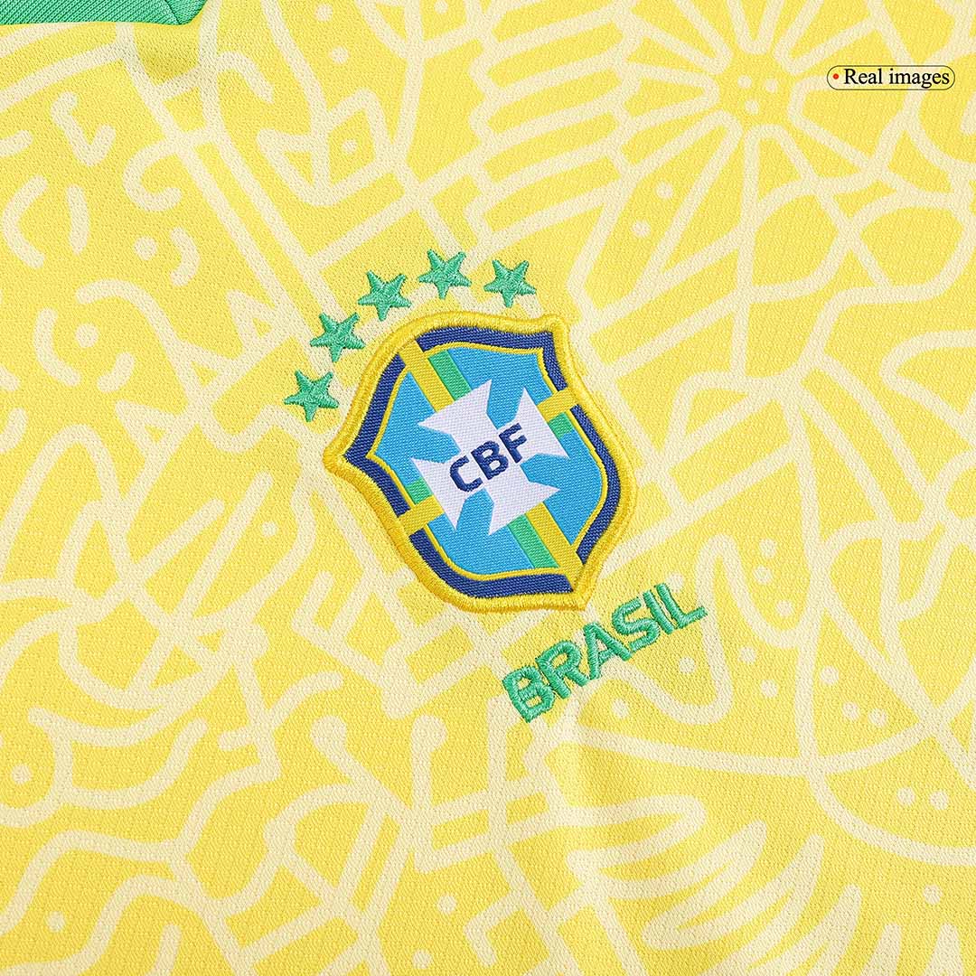 Brazil Home Jersey Kit Copa America Kids(Jersey+Shorts+Socks) - gojersey