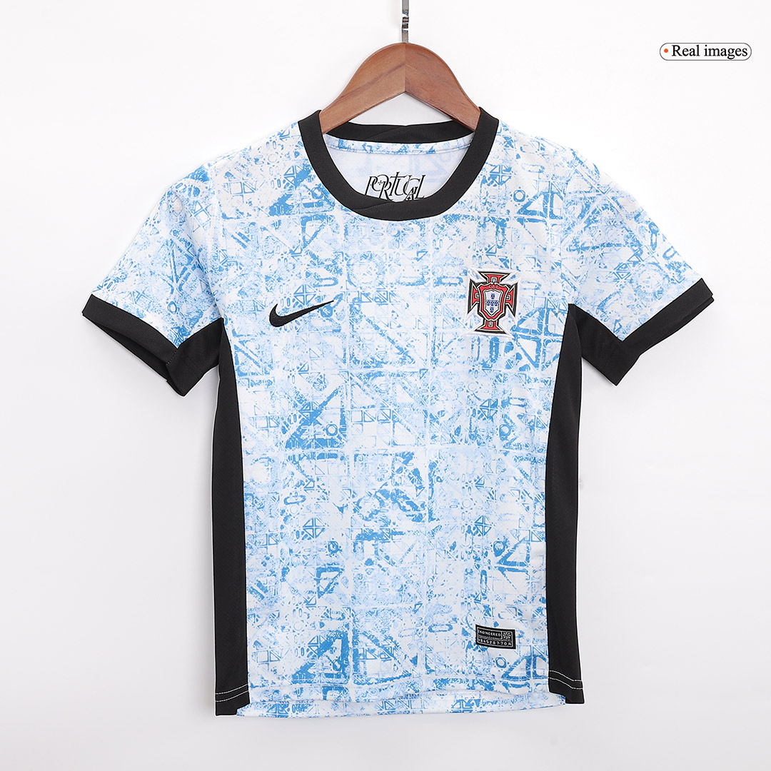 Portugal Away Jersey Kit EURO Kids(Jersey+Shorts) - gojersey