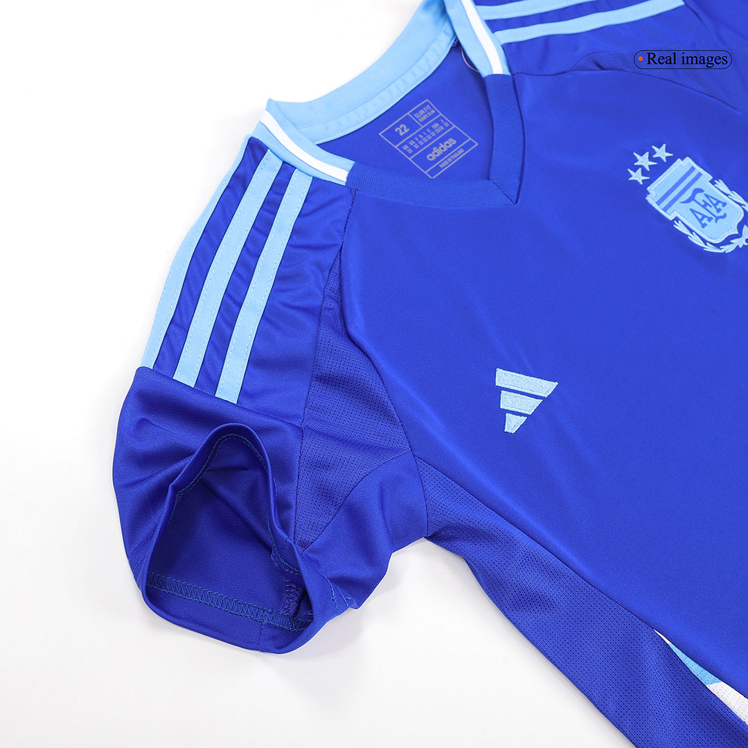 Argentina Away Jersey Kit Copa America Kids(Jersey+Shorts) - gojersey